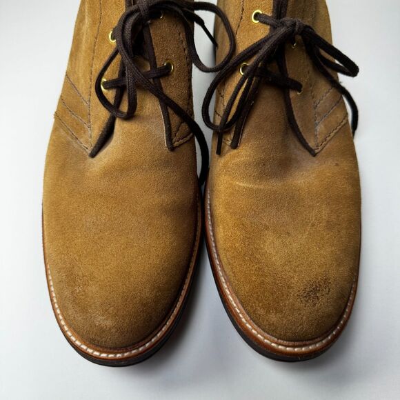 UGG Mens Chukka Boots 10.5 Brown Suede Leather Treadlite Comfort Leather Lined - Picture 6 of 15